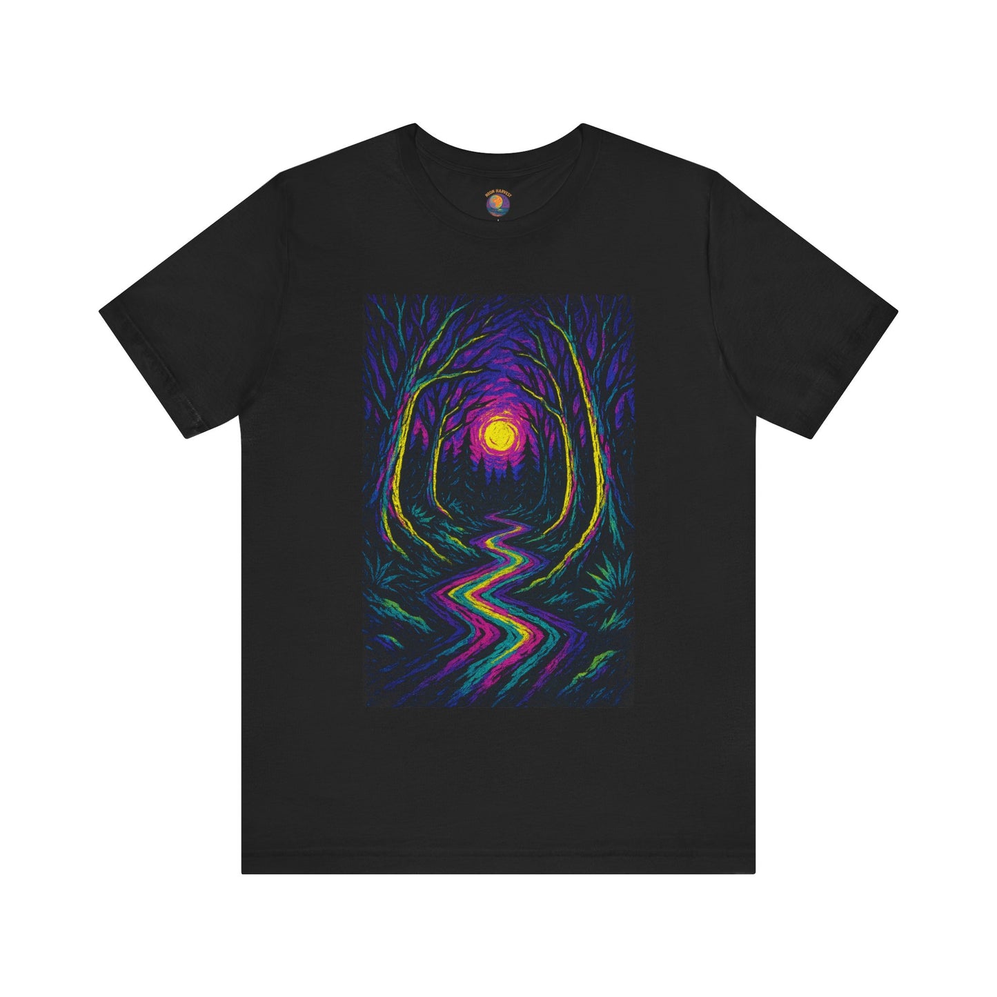 Mystical Forest Dusk Woods T-Shirt Short Sleeve - Unisex