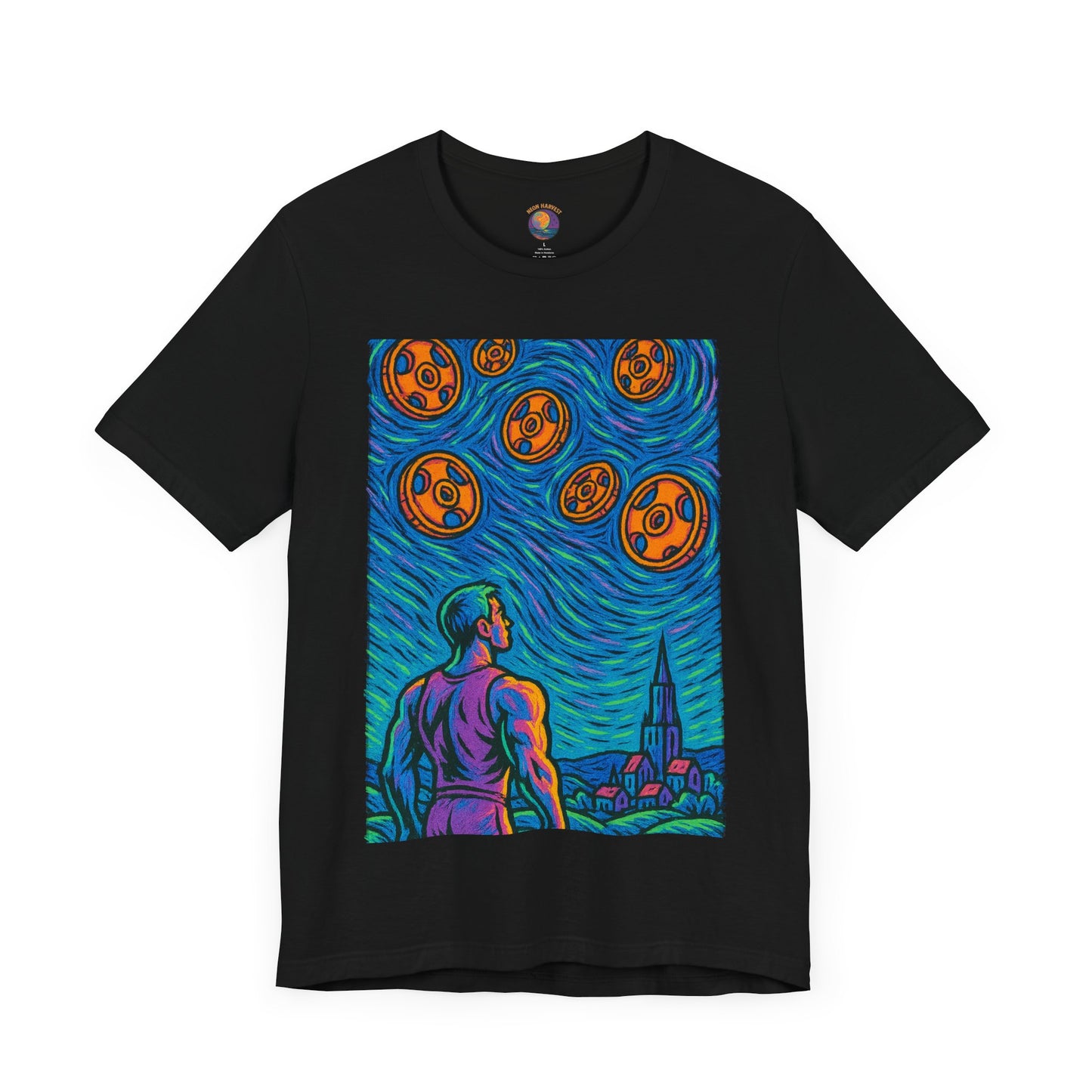 Starry-Weight Plate Dreamer Muse Jersey T-Shirt - Unisex